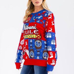 Albani Julebryg Christmas Sweater Red NWOT
